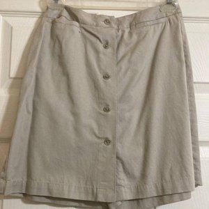 Khaki Summer Skort-